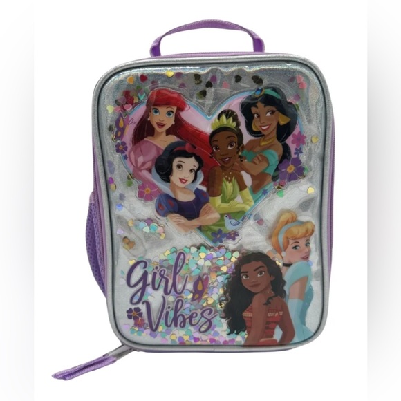 ✨Disney Princess✨Girl Vibes✨Kids Insulated Reusable Lunch Bag✨ - Picture 2 of 12
